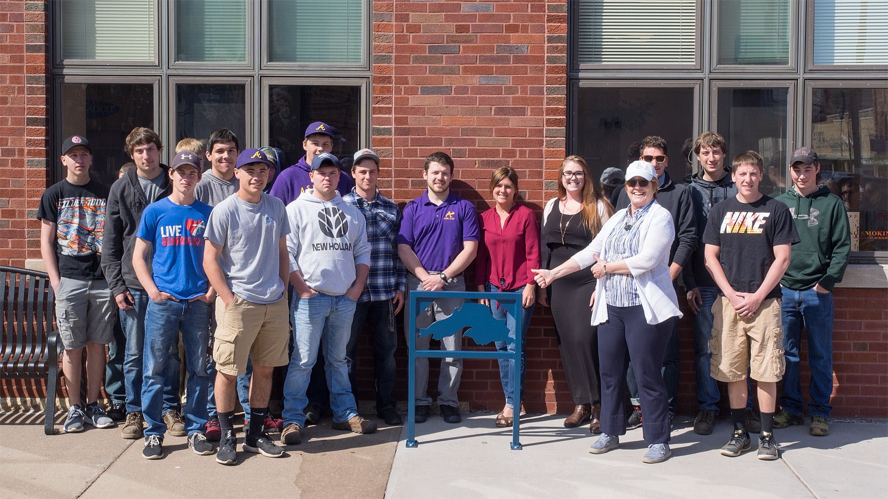 Bike Rack Group Photo