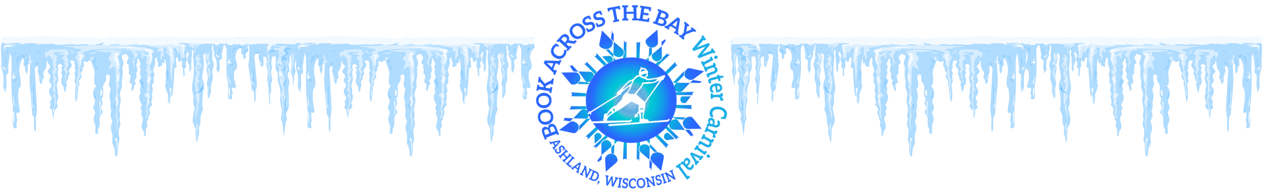 A border with the Winter Carnival logo and icicles.